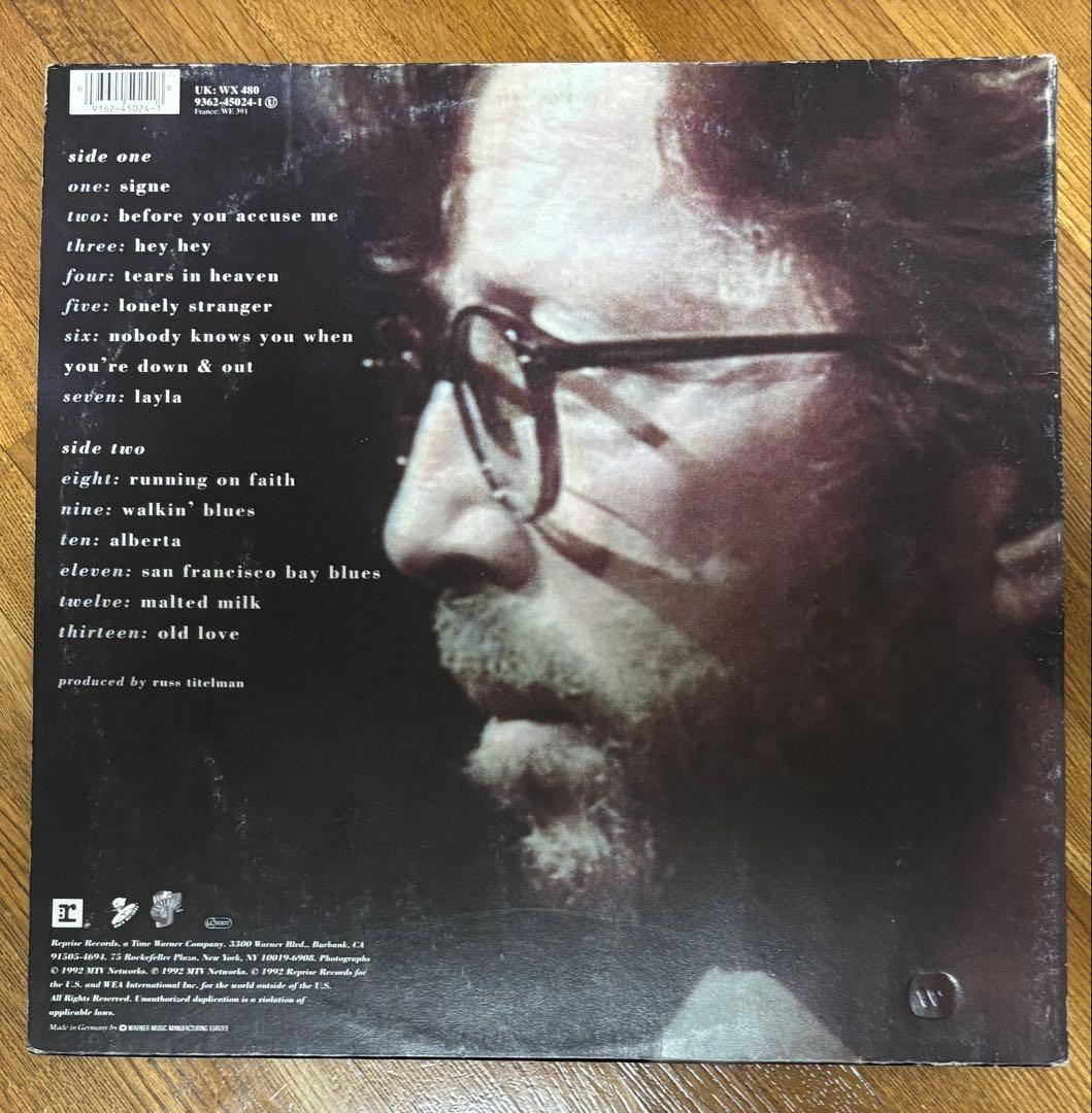 希少盤　Eric Clapton Unplugged 藤原ヒロシ　野村訓市