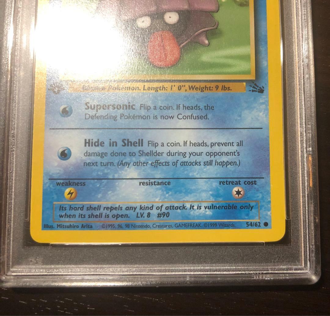 【PSA9】旧裏　シェルダー　SHELLDER 1ST　英語版　ポケモンカード