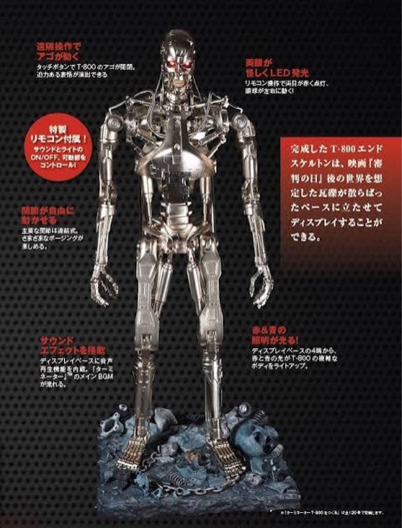 ターミネーター T-800をつくる TERMINATOR フルセット アシェット