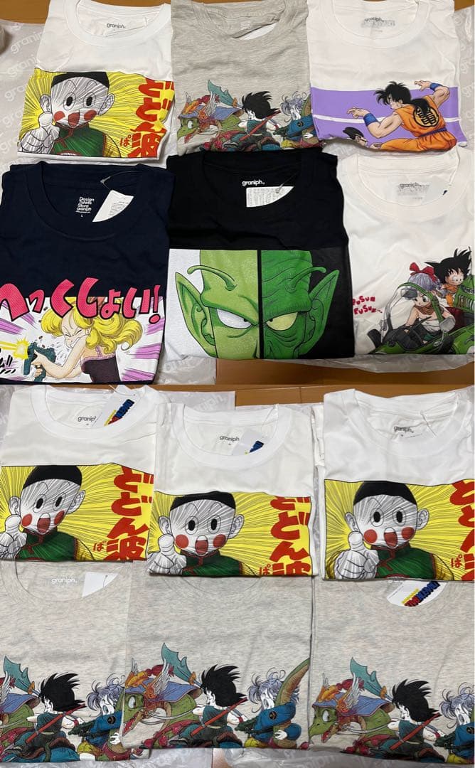 新品未着用　グラニフ　ドラゴンボール　Tシャツ　チャオズ　孫悟空　ヤムチャ
