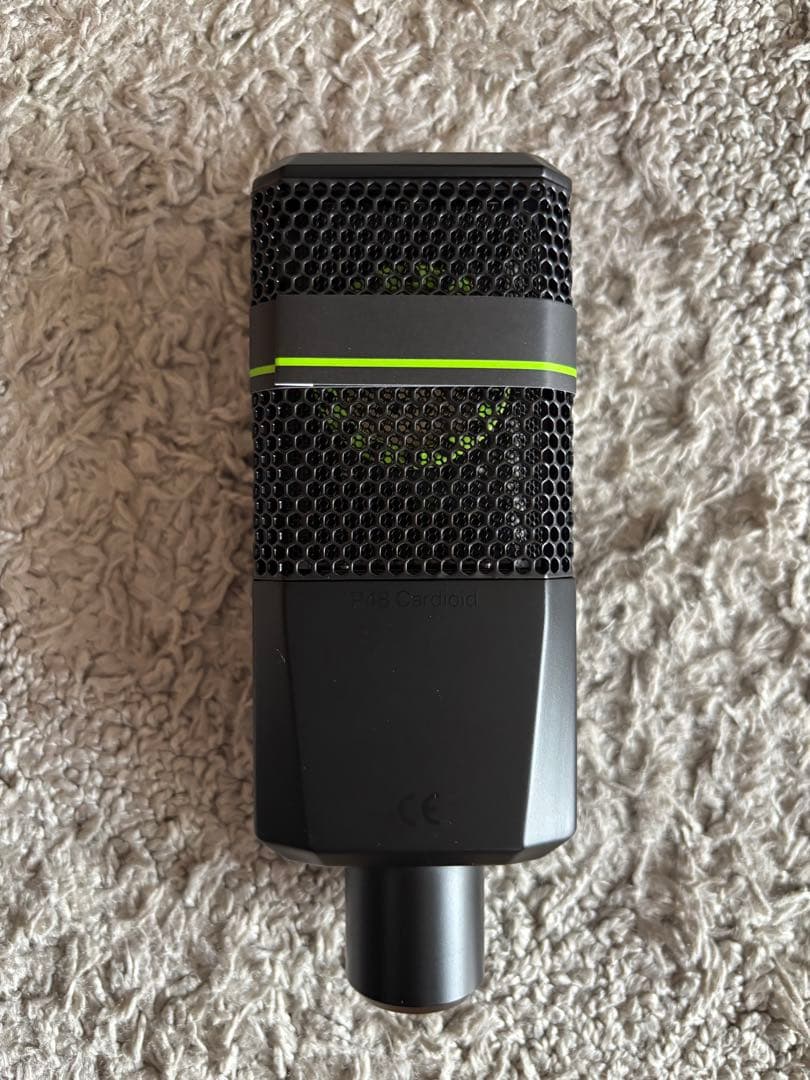 コンデンサーマイク フロントマーク付き