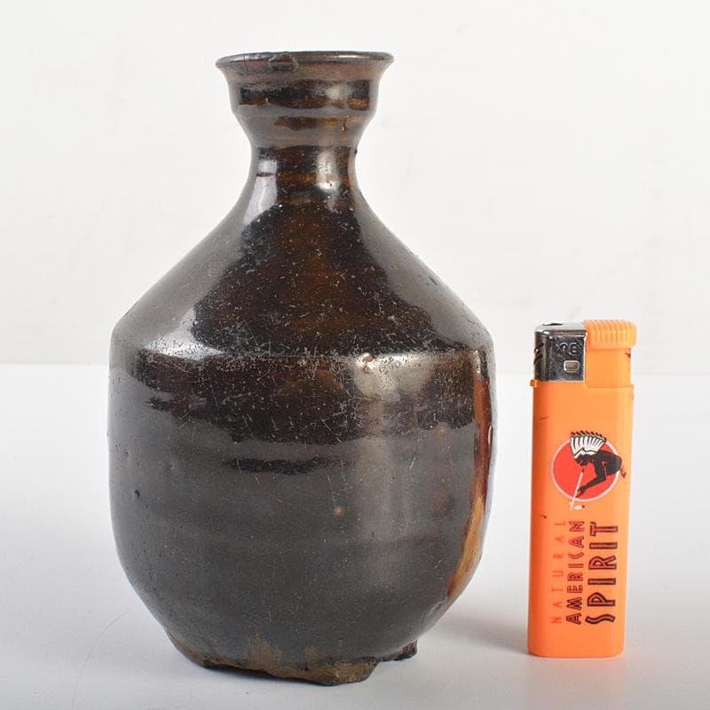 朝鮮唐津　古唐津　徳利　時代箱付　D　R7304