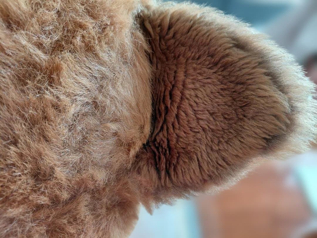 【三英】昭和 レトロ 特大 チャウチャウ ぬいぐるみ茶色の犬