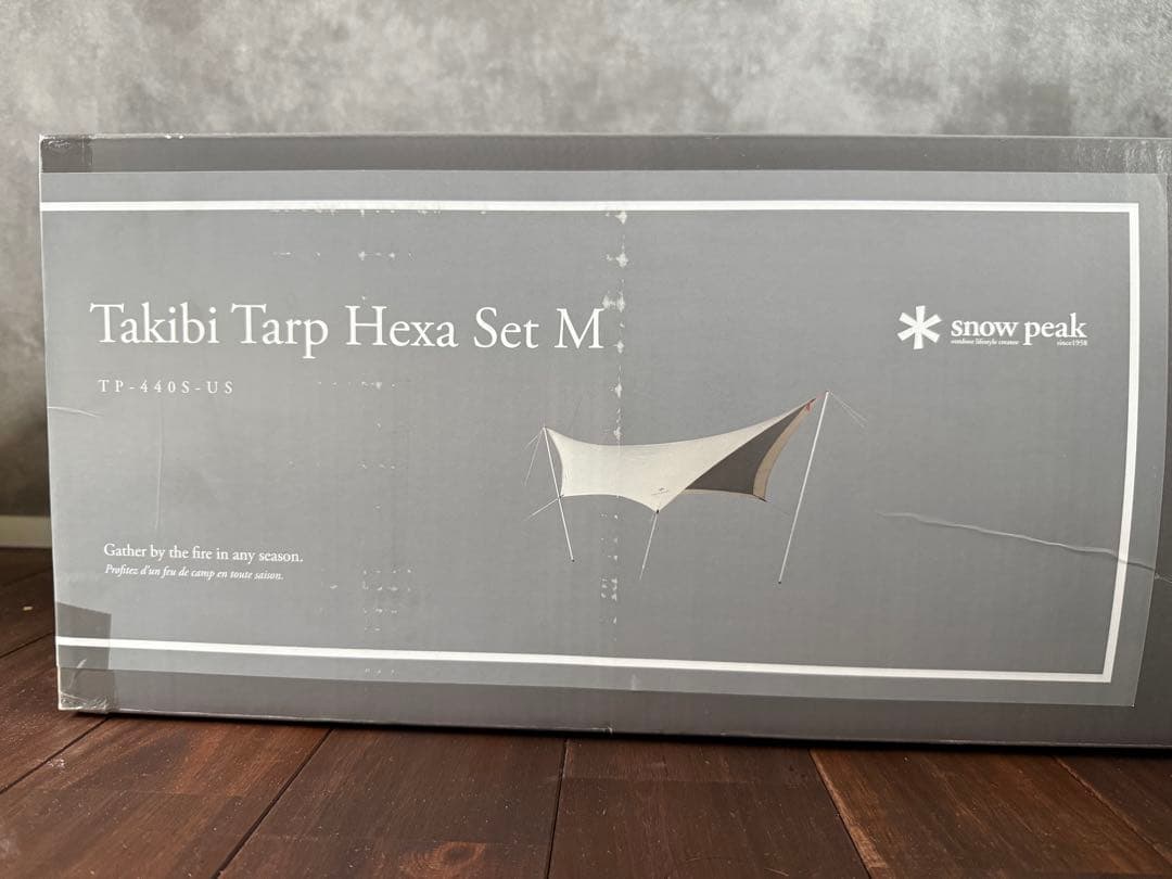 peak USA限定 TAKIBIタープ ヘキサ アイボリー Mセット