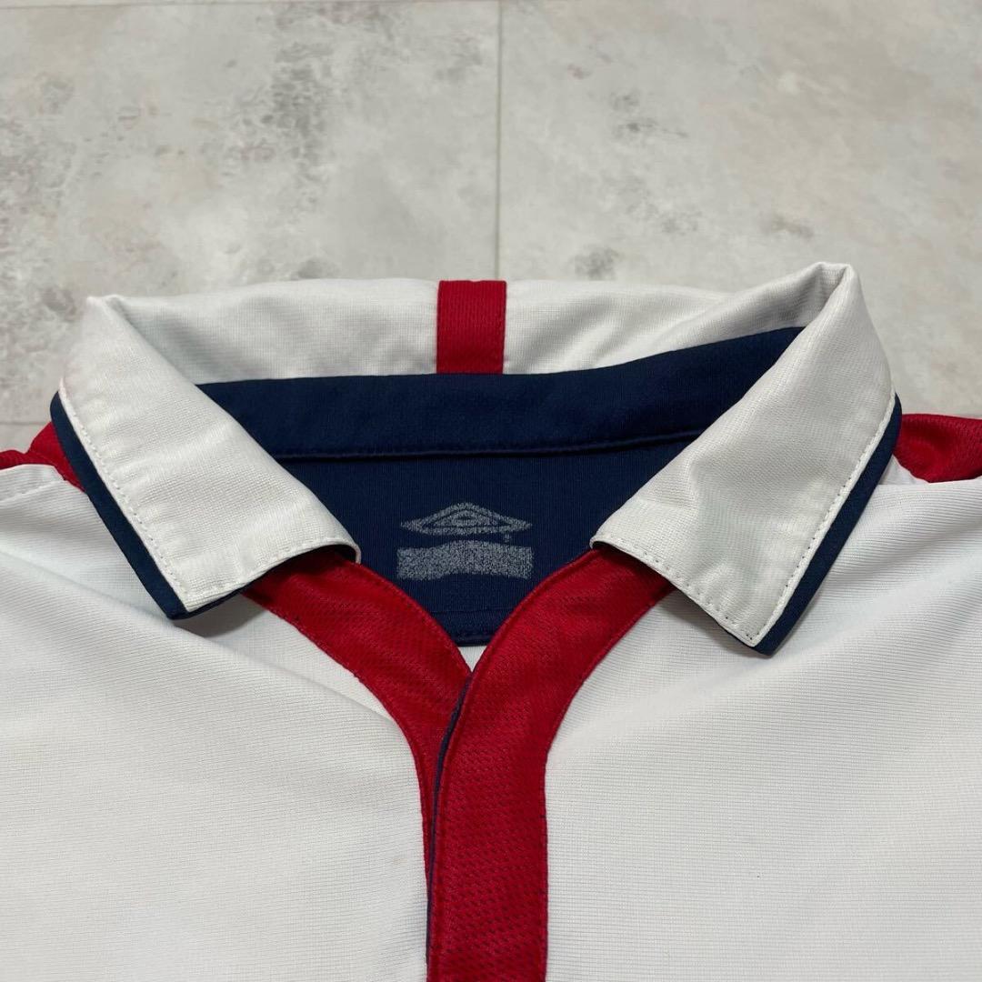 00s アンブロ イングランド代表 サッカー ユニフォーム リバーシブル 刺繍