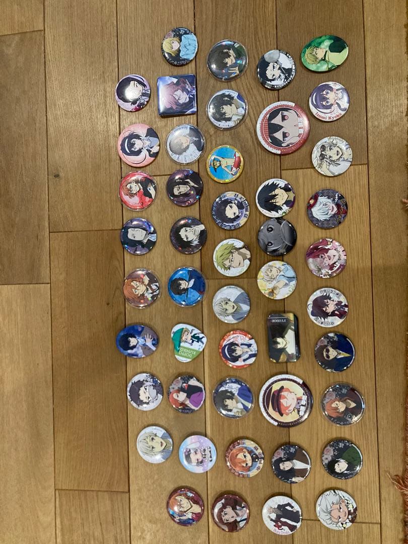 文豪スト　アニメキャラクターアクリルスタンド　ポスター 缶バッジセット