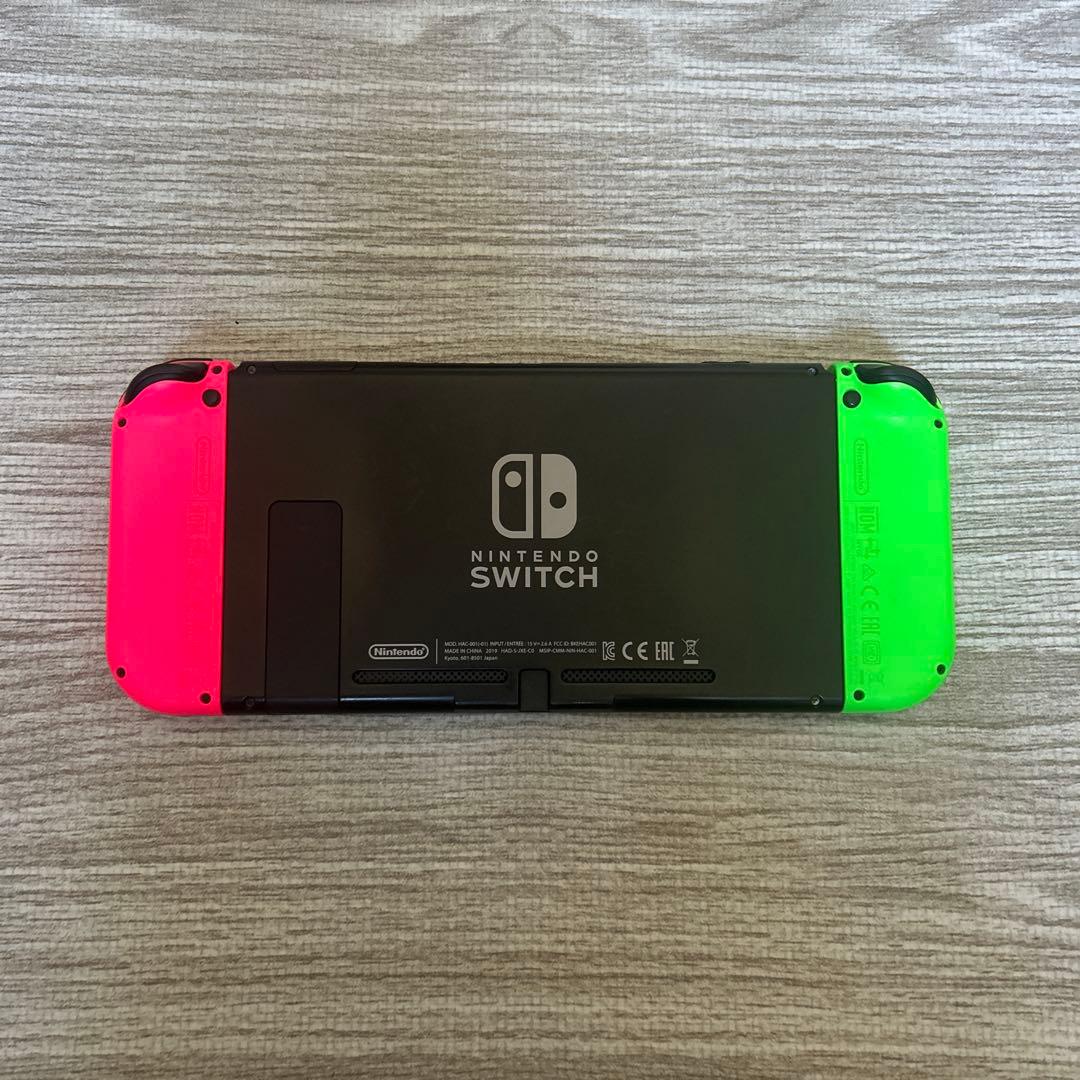 Nintendo Switch 本体 グリーン/ピンク 充電器付き