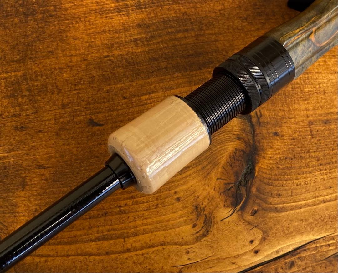トラウトロッド　5ft9inch テレスコロッド　渓流釣り　天然木グリップ