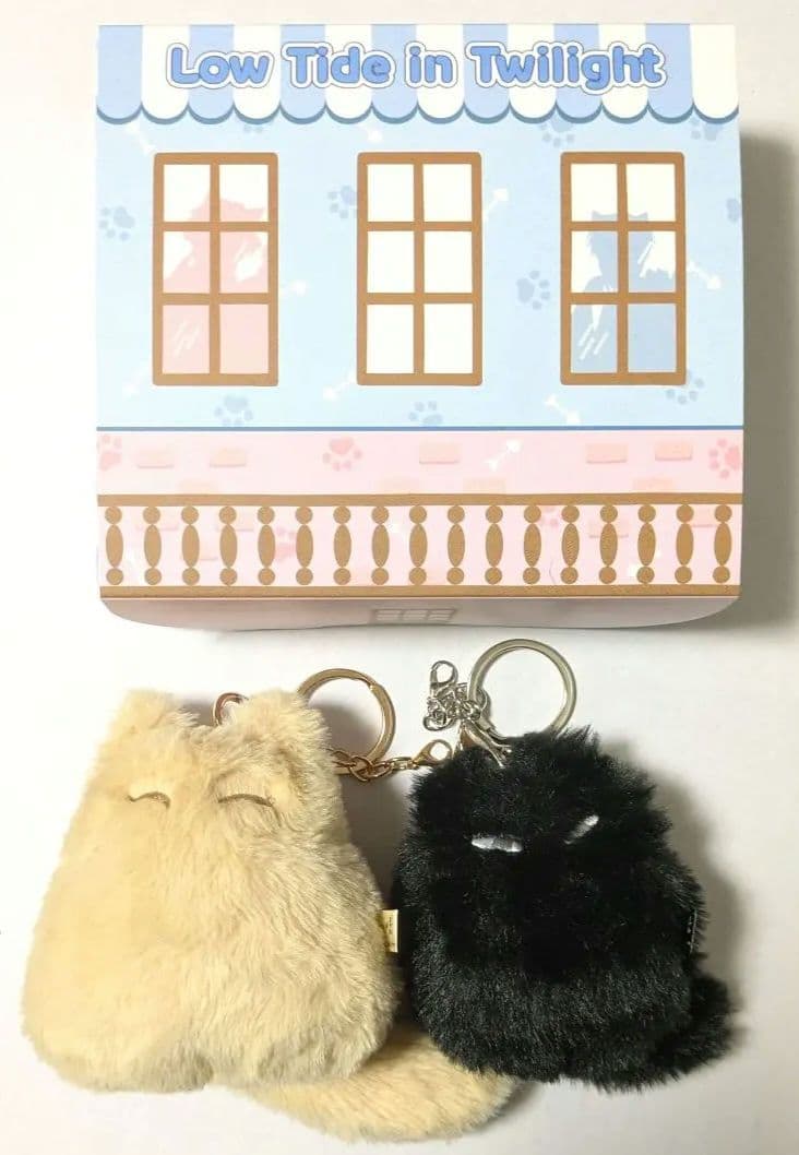 水辺の夜　猫型キーホルダーセット 韓国BL