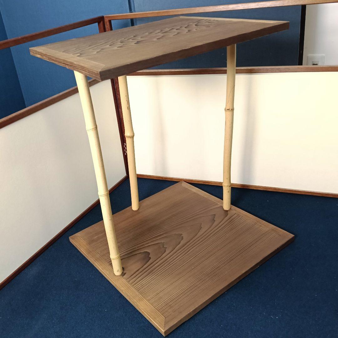 AO41 五行棚 杉材 組立式 玄々斎写 裏千家 紙箱入