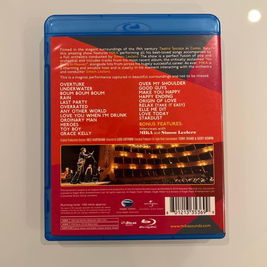 【希少★廃盤】MIKA Sinfonia Pop [Blu-ray]Import