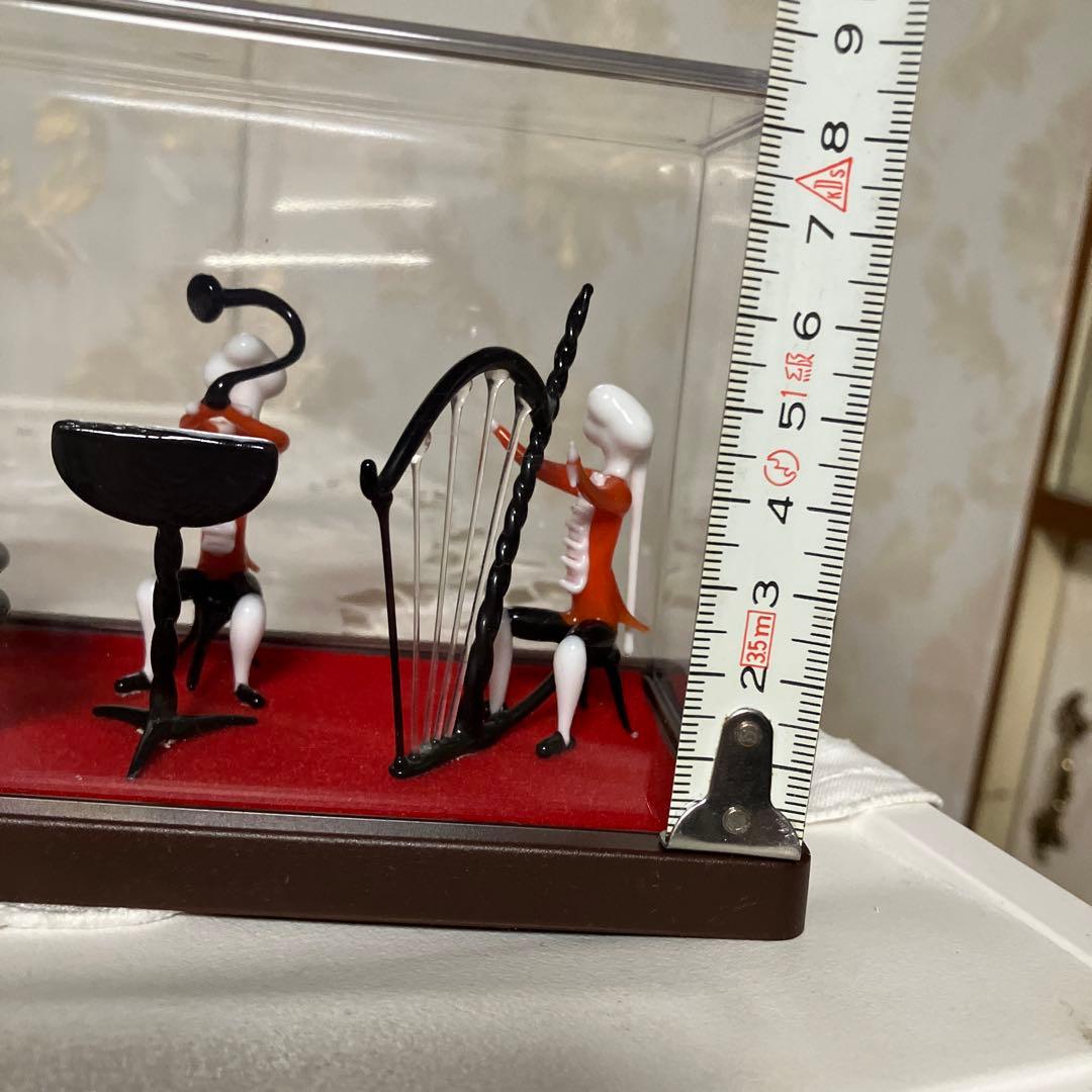ベネチアンガラス製音楽家フィギュアセット