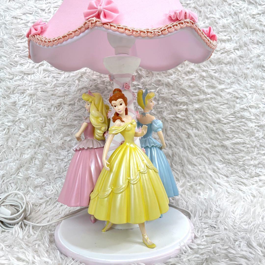 美品✨ディズニー　ルームライト プリンセス　シンデレラ　美女と野獣　眠れる森の姫
