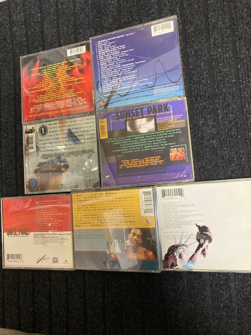 Hip Hop : R & B 1990年代 輸入盤 サントラ CD 7枚セット