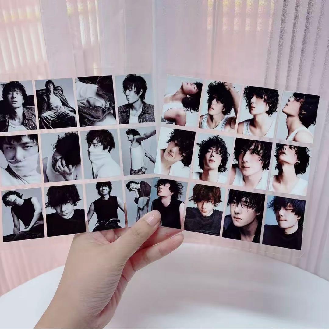 15×15cm 王一博 転写ステッカー 耐油 防水ステッカー　2枚　28セット❣️