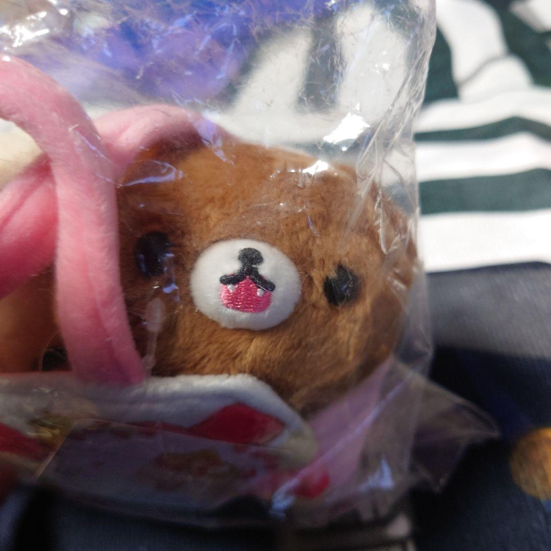 コリラックマ＆チャイロイコグマ つれてってぬいぐるみ ストロベリーパーティー