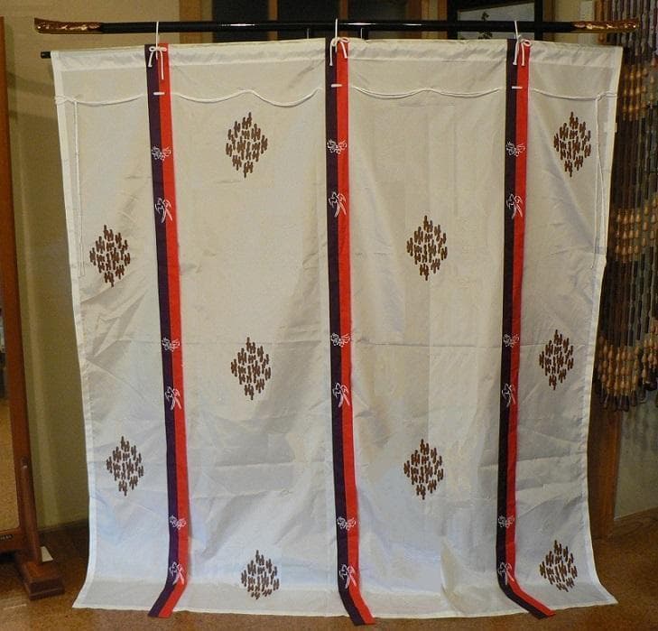 【 几帳台 】 大几帳台飾り金具付　几帳専用　タペストリーにも　H=160　伝統