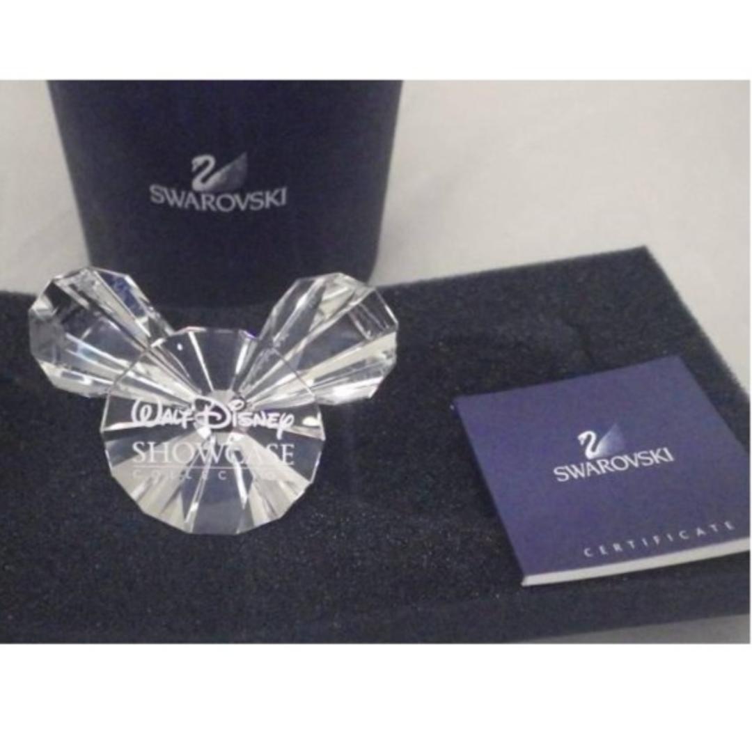 新品 スワロフスキー ディズニー ミッキーマウス クリスタルガラス Disney