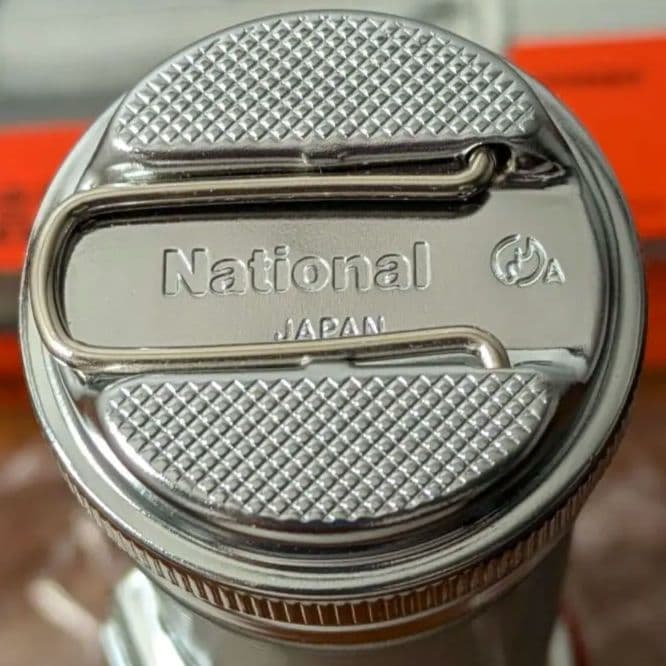 NationalナショナルライトFF-142C 銀/赤vintage