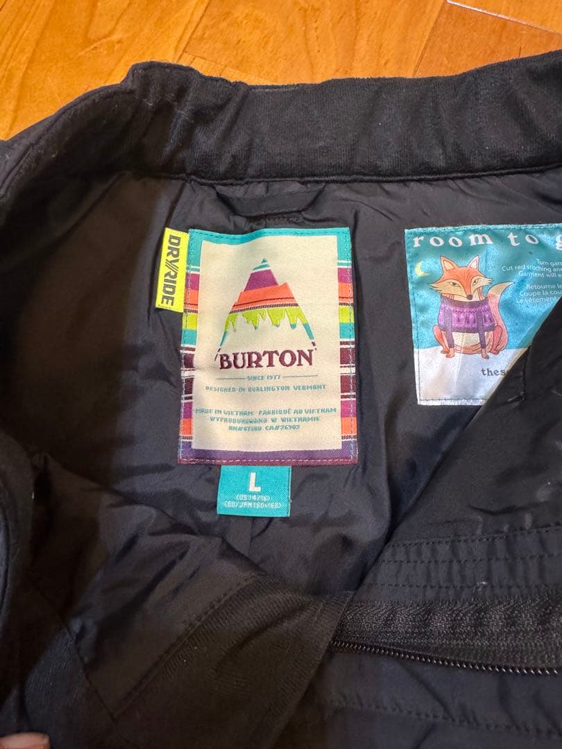 BURTON キッズ　スノーボードパンツ Lサイズ