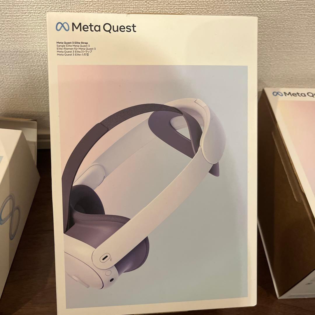 Quest3512G純正エリートストラップ＋純正シリコン接顔部+ケース付