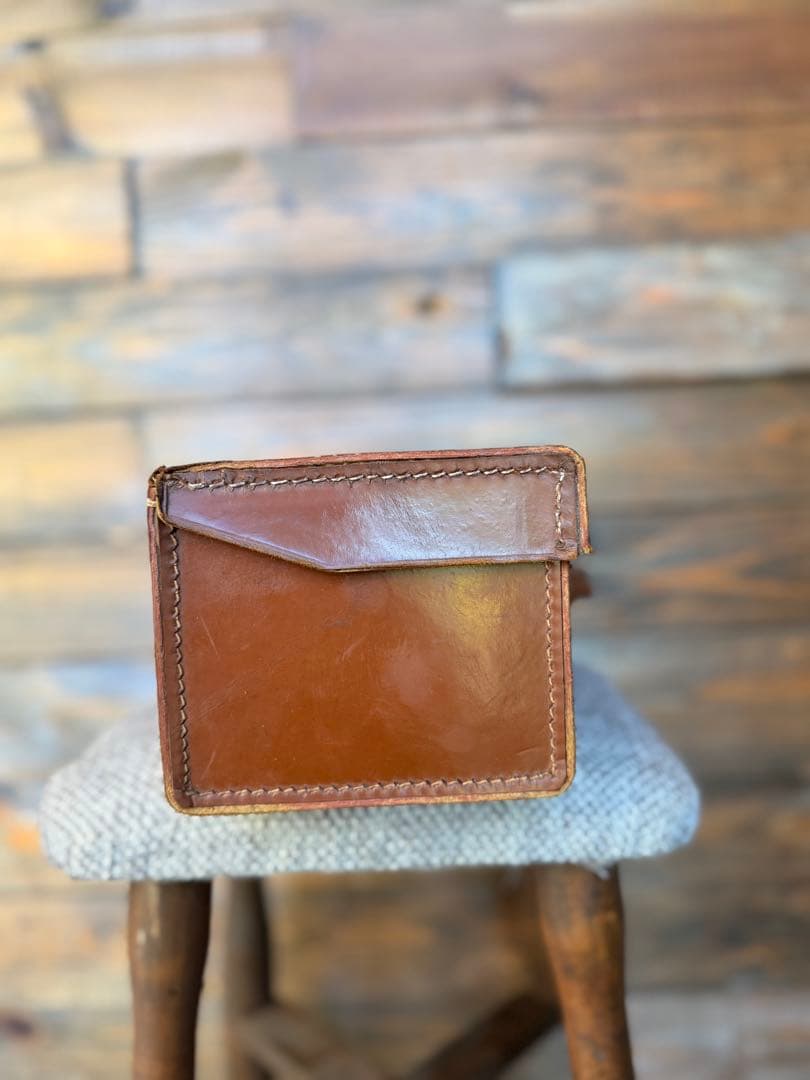 イギリス製　小型レザートランク