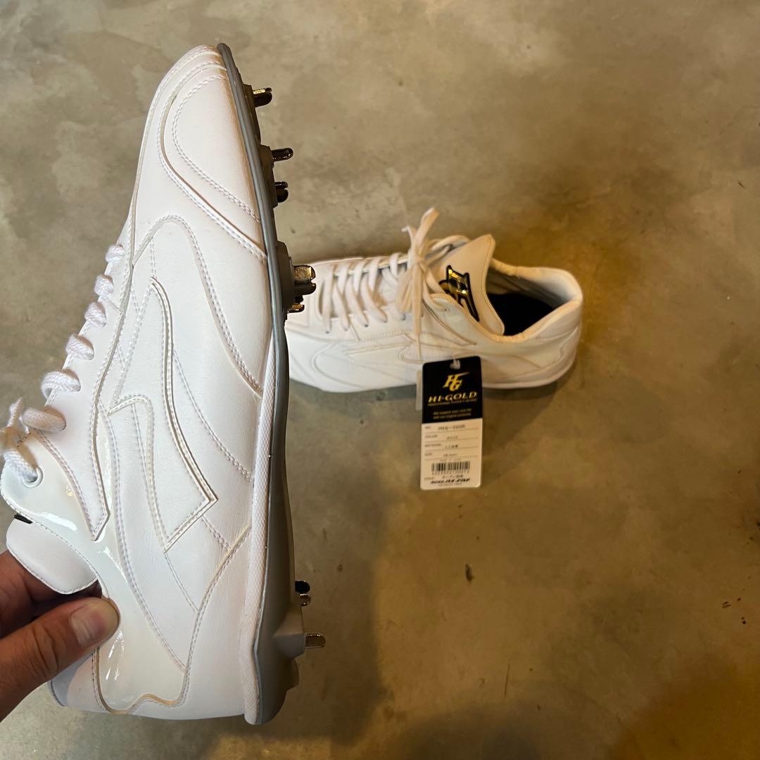 ⭐︎未使用新品⭐︎ ハイゴールド　金具スパイク　28.5cm