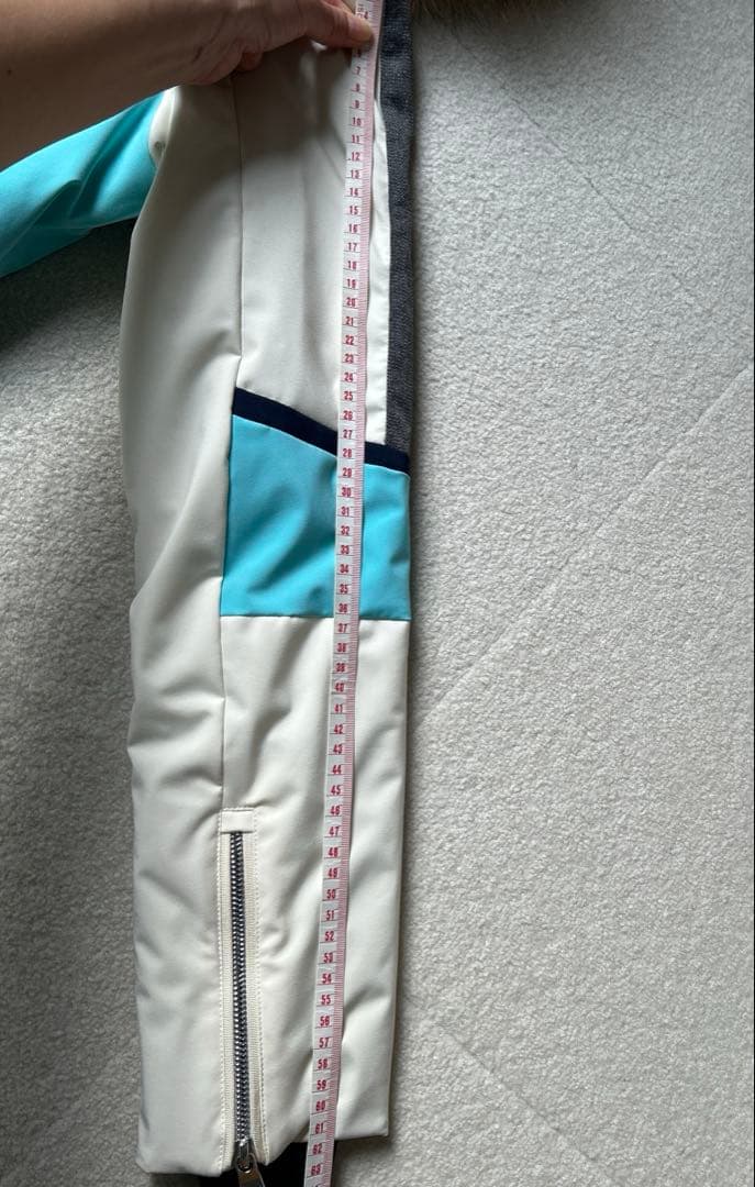 フェニックス スキーウェア S ジャケット ホワイト×ブルー系