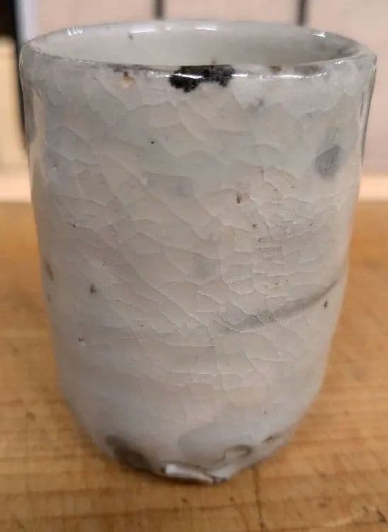 内田鋼一　硝子釉　大振りぐい呑み