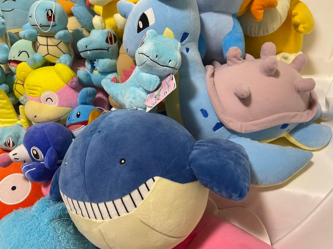 ポケモン　ぬいぐるみ　水タイプまとめ売り