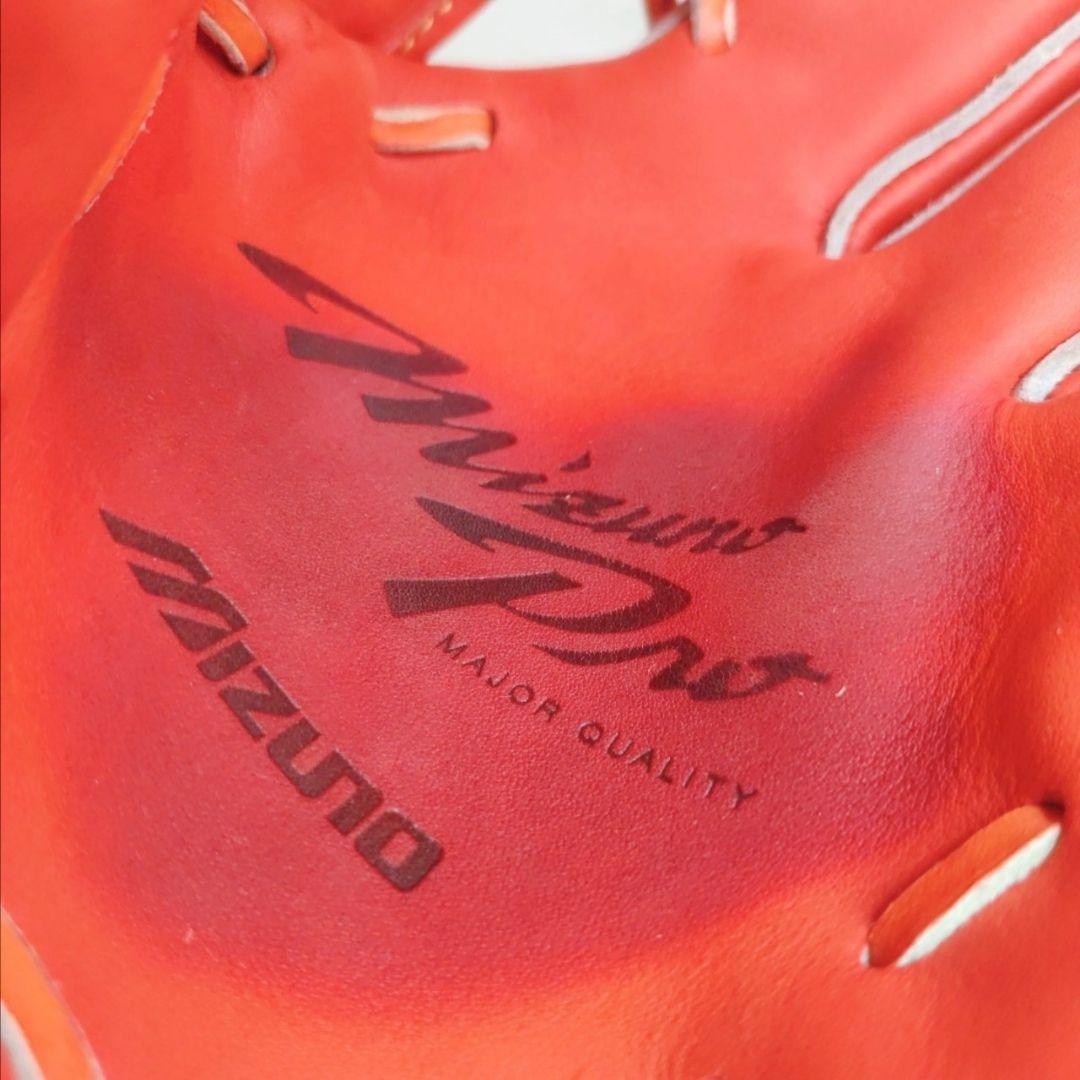 美品！ミズノプロ 硬式野球グローブ（オレンジ）