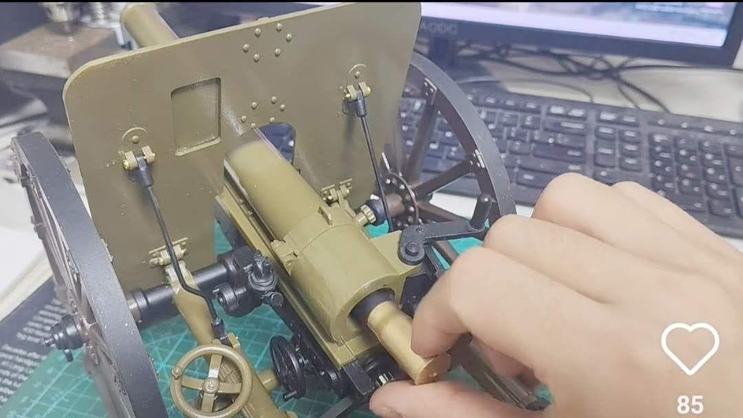 1/6スケール　手作　四一式山砲　模型　新品