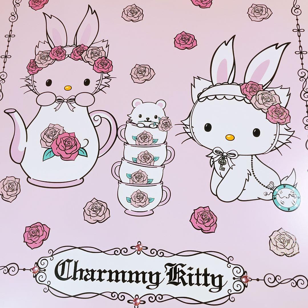 希少レア　チャーミーキティ　ウサミミ　ミニテーブル　2006 サンリオ　アリス