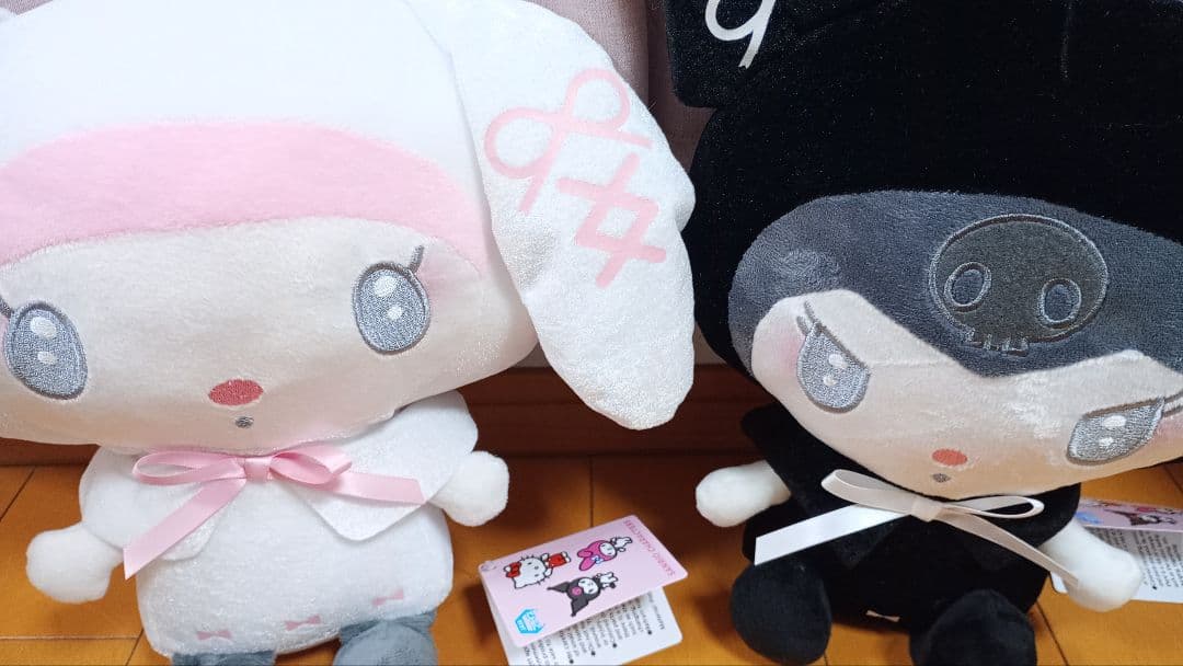 非売品レア♥月夜のドール♥エアポート他BIGぬいぐるみ4点セット♥マイメロクロミ