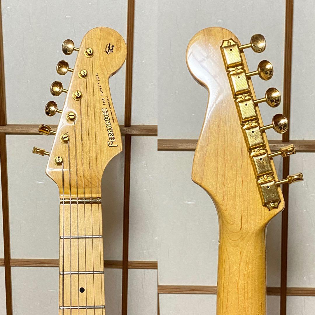 【動作OK】FERNANDES THE FUNCTION ストラトゴールドパーツ