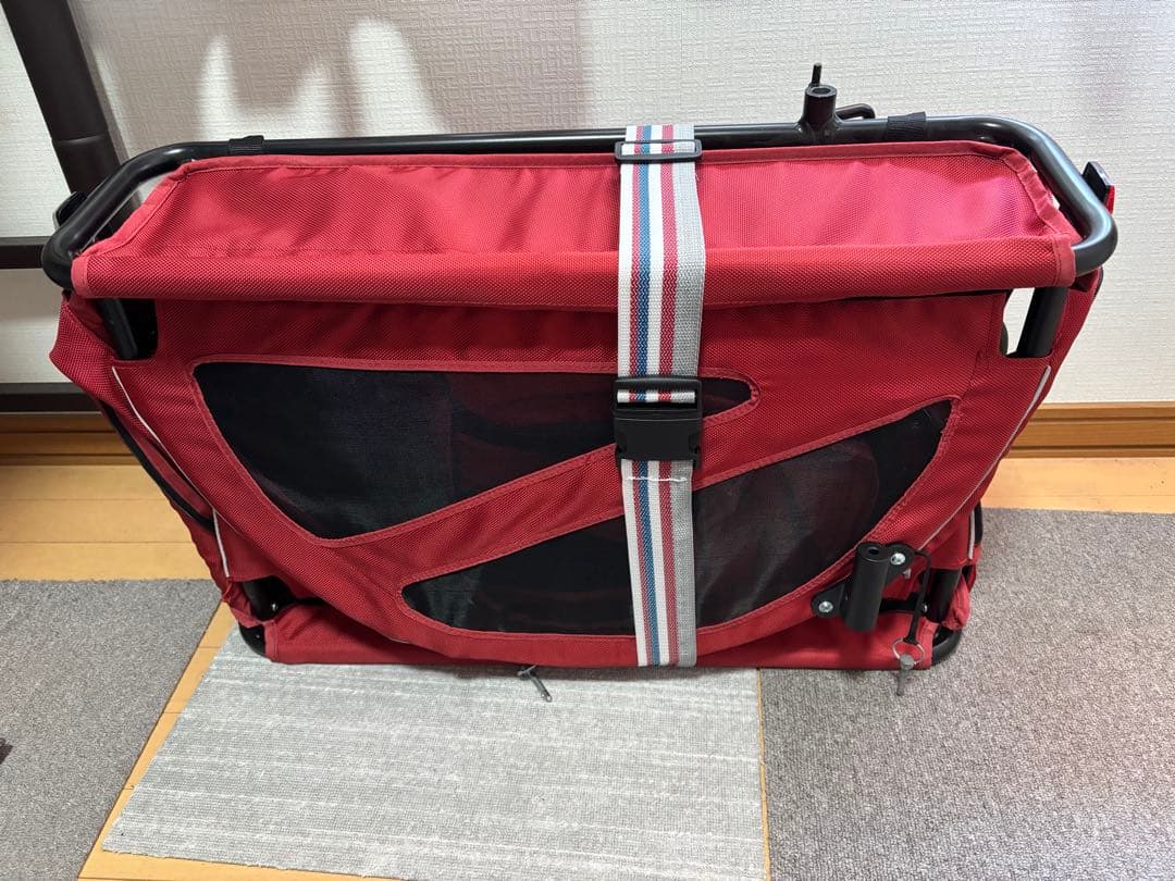 赤いペットカート　エアバギー　AirBuggy トゥインクル