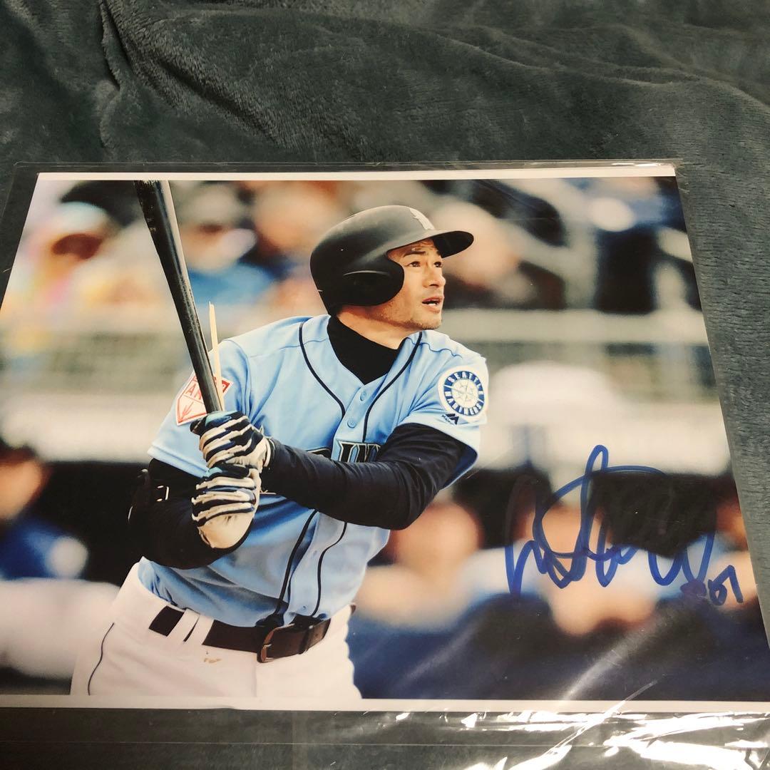 イチロー直筆サインフォト￼