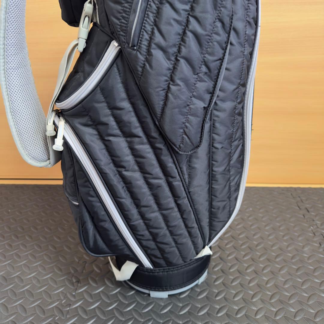 MIZUNO 軽量 キャディバッグ 5分割 ブラック フード付き レディース向け