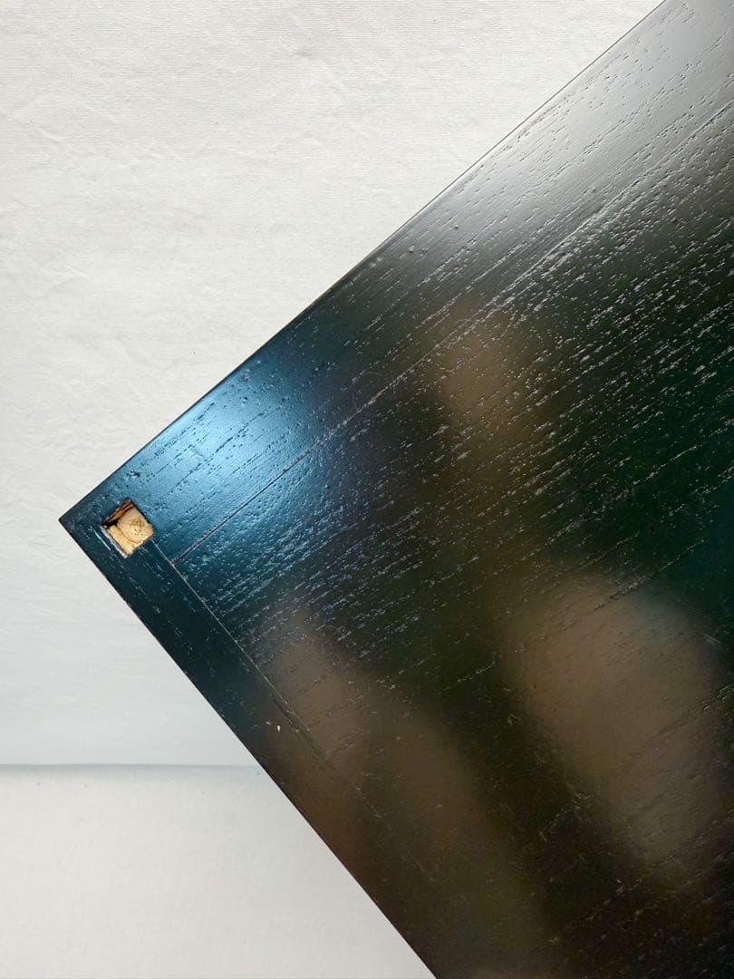 美品 茶道具 円能斎好写 つぼつぼ 壺々棚 青漆爪紅 組み立式 紙箱