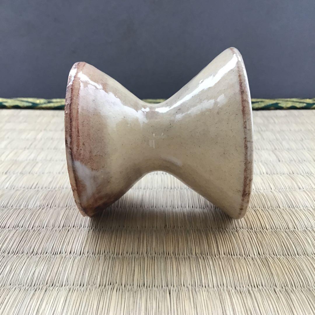 茶道具　萩焼　蓋置　萩千切蓋置　十二代　田原陶兵造　S32FO