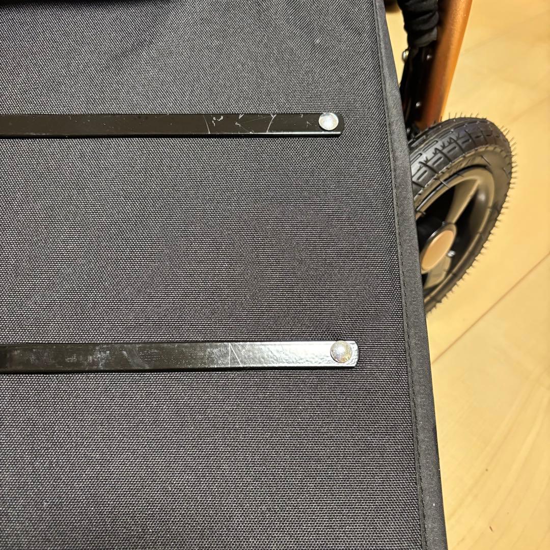 犬用ペットカート 黒 アルミフレーム