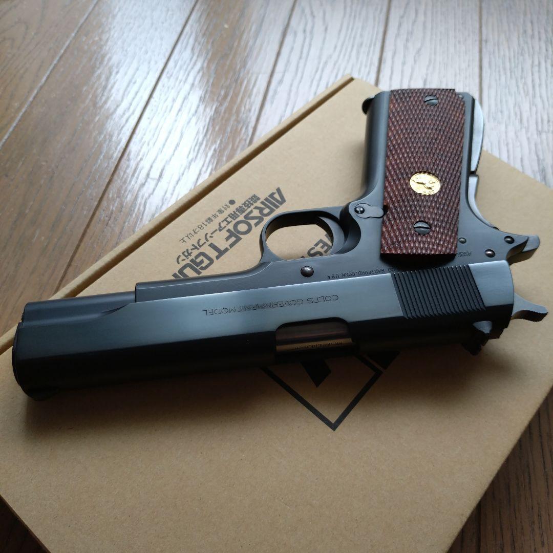 ウエスタンアームズ コルト MkIV シリーズ 70　ウッドグリップ