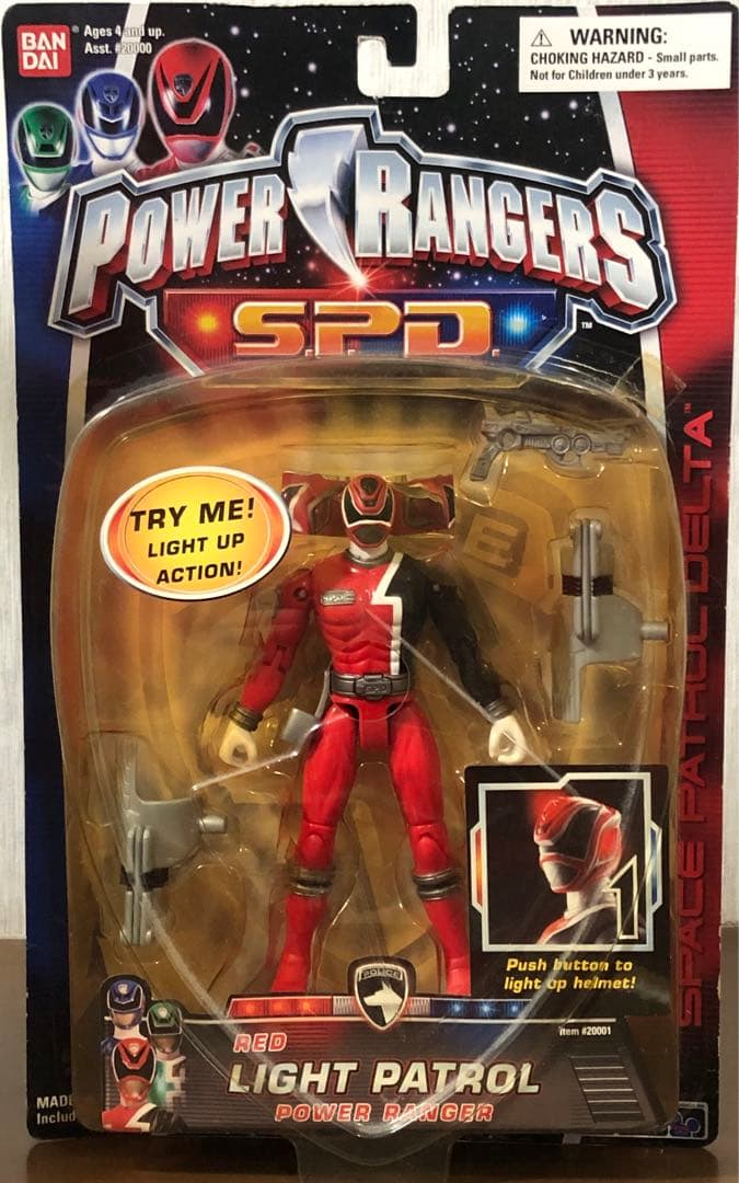 デカレッド パワーレンジャーSPDライトパトロール&サウンドパトロール2体セット