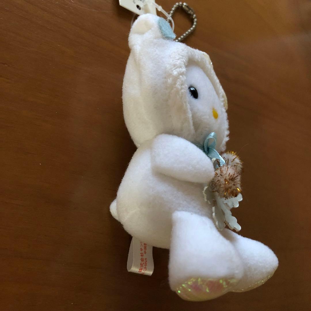 ぬいぐるみキーホルダー　キティちゃん（トナカイ、シロクマ、ウサギ）【３個セット】