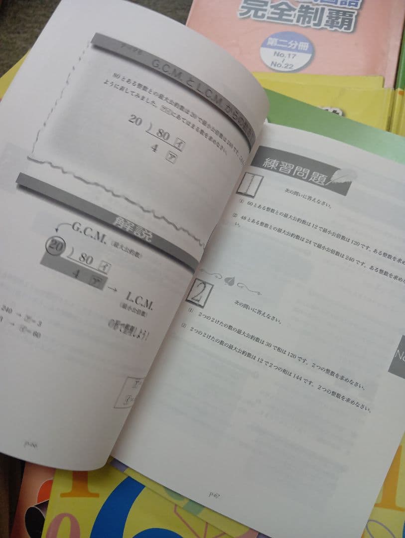 浜学園　小6　 国算理テキスト　2024年受験使用　中古