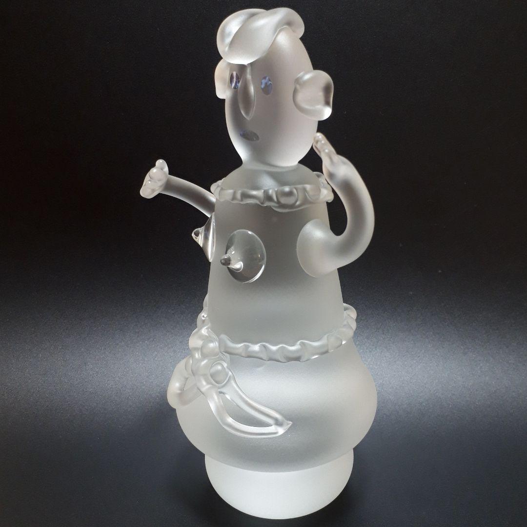 銘 ″ 埴輪 ″　手吹きガラス　黒木国昭 作　　　☆現代ガラス芸術の巨匠 作品