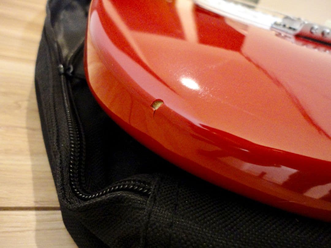 【メンテ済】Squier ストラトキャスター ダコタレッド