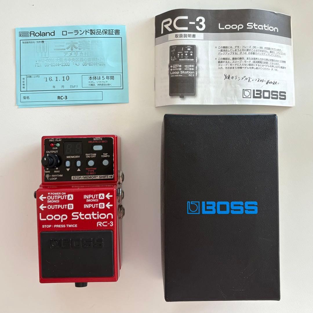 BOSS RC-3 Loop Station⭐︎中古