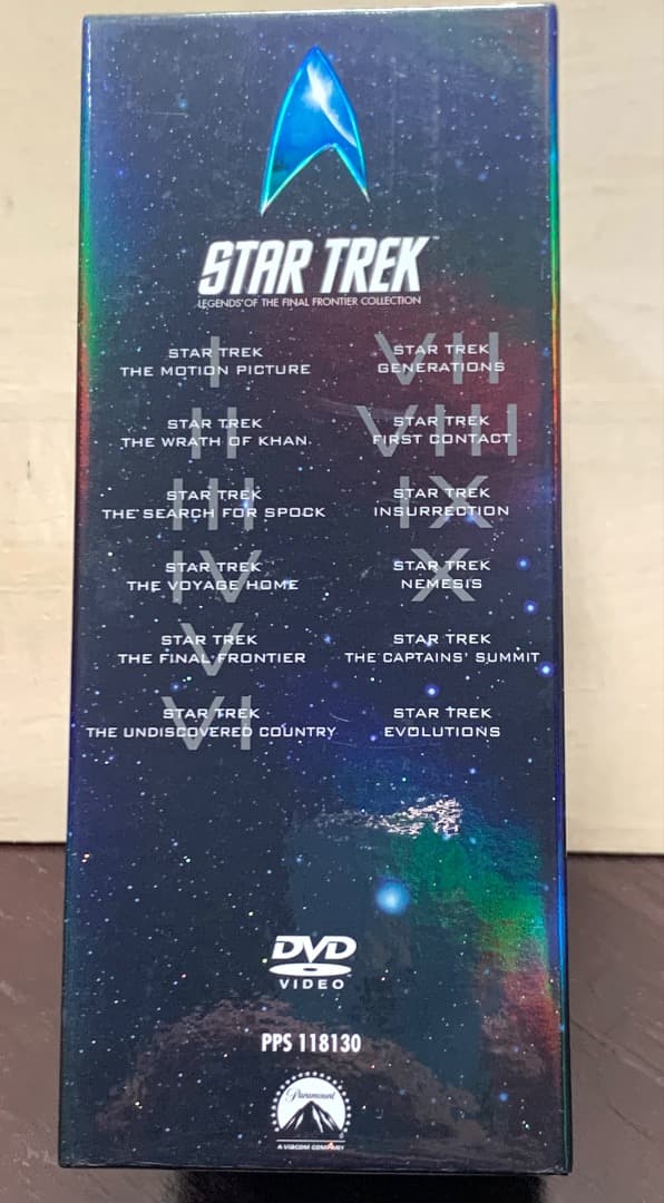 STAR TREK 劇場版　DVDボックス
