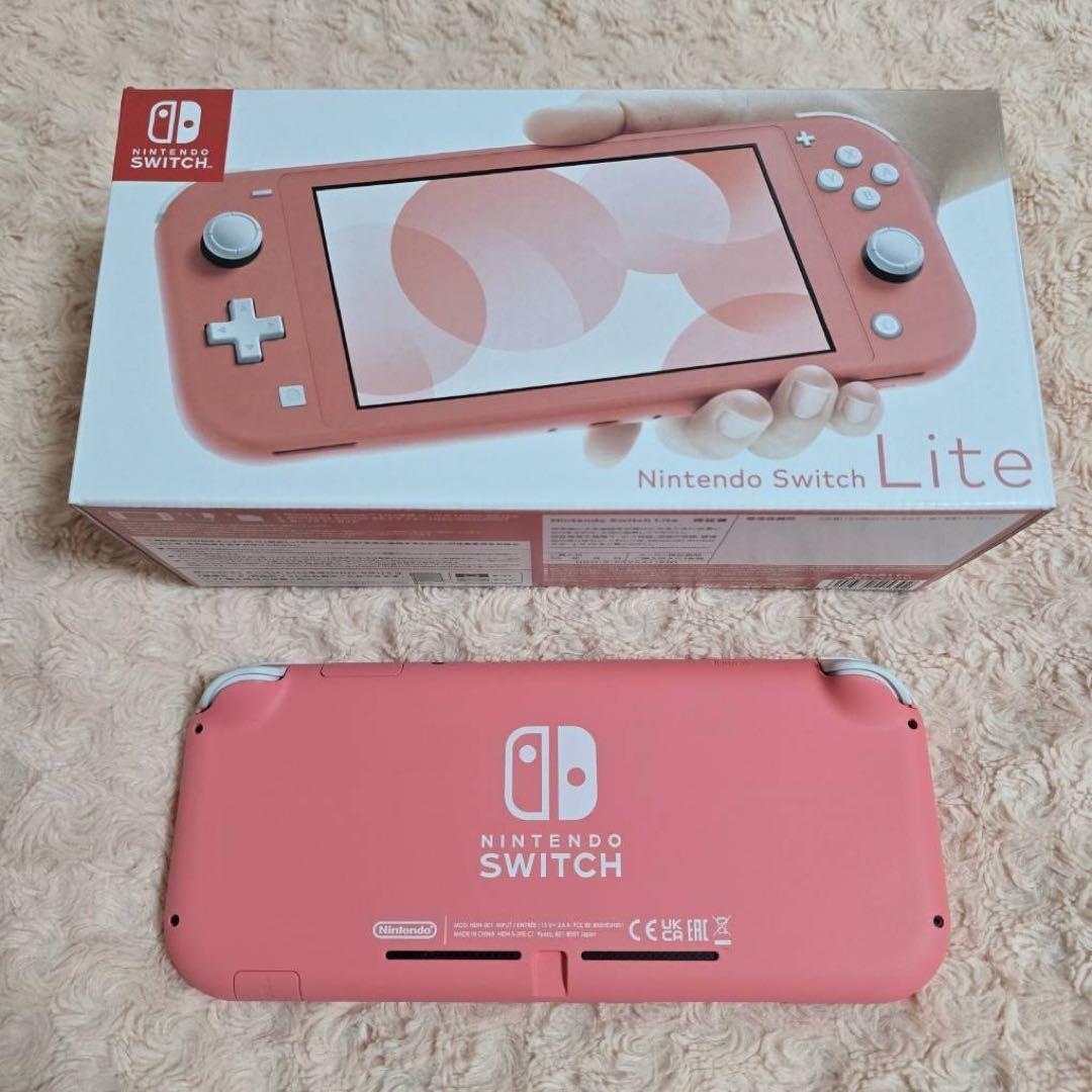 Nintendo Switch Lite ピンク 本体　SDカード付き